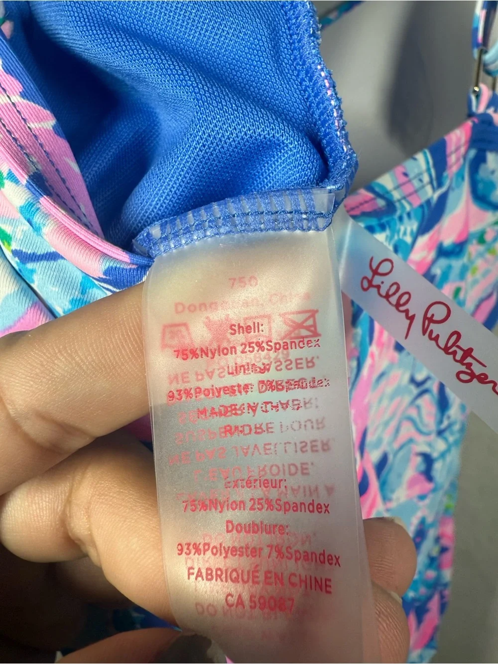 Lilly Pulitzer Palma One Piece Swimsuit Size 14